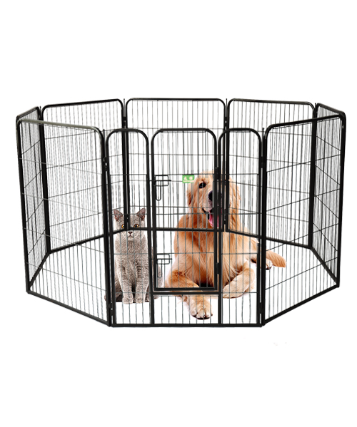 方管鋼絲圍欄 YD066（8片）黑